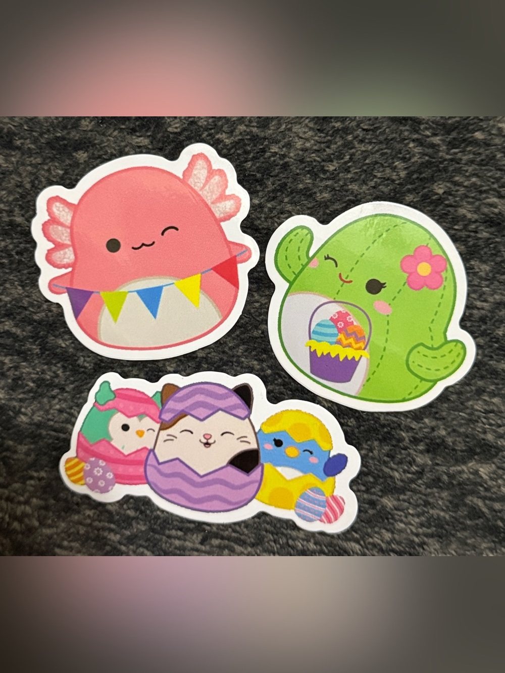 Cute Easter Themed Squishmallow Stickers